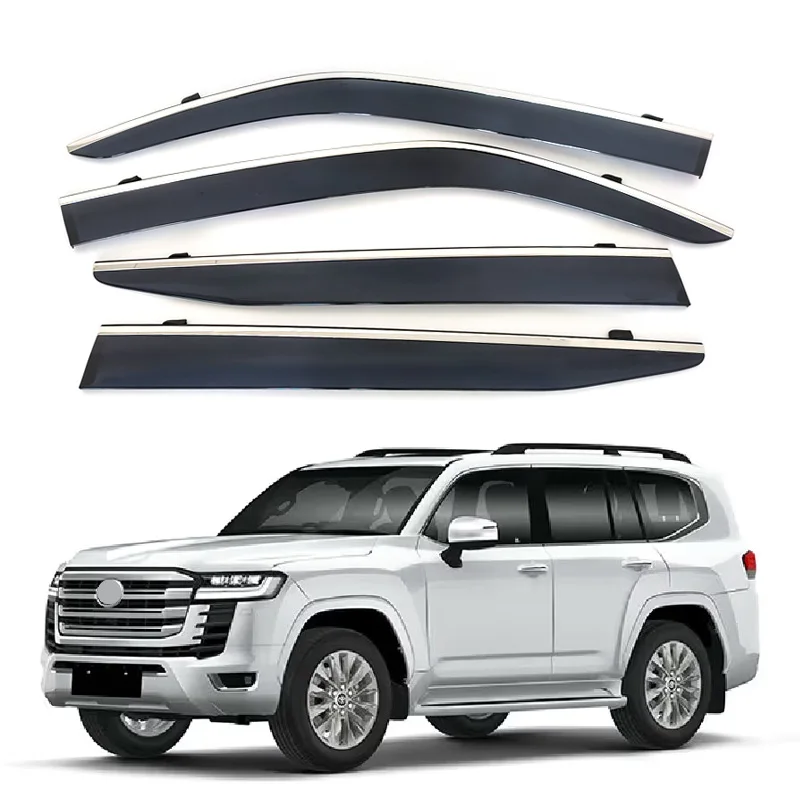For Toyota Land Cruiser LC300 2022-2025 Window Visors Car Rain Guards Wind Deflectors Sun Vent Shade Auto Exterior Accessories
For Toyota Land Cruiser LC300 2022-2025 Window Visors Car Rain Guards Wind Deflectors Sun Vent Shade Auto Exterior Accessories