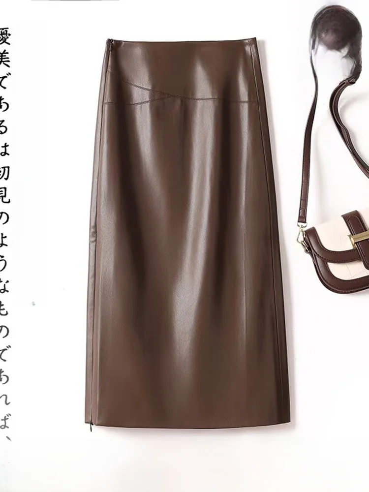 High Waist over Knee Leather Skirt Women's Half Body Skirt Step Long Skirt Slim Fit Wrap Skirt Asymmetrical Hemline
High Waist over Knee Leather Skirt Women's Half Body Skirt Step Long Skirt Slim Fit Wrap Skirt Asymmetrical Hemline