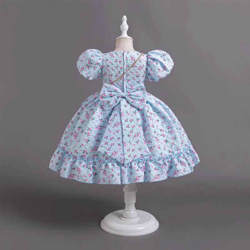 Baby Girl Dress 3-8Y Floral Princess Gown with Puff Sleeves Summer Birthday Party Performance Leotard Suits for Toddler Kids
Baby Girl Dress 3-8Y Floral Princess Gown with Puff Sleeves Summer Birthday Party Performance Leotard Suits for Toddler Kids