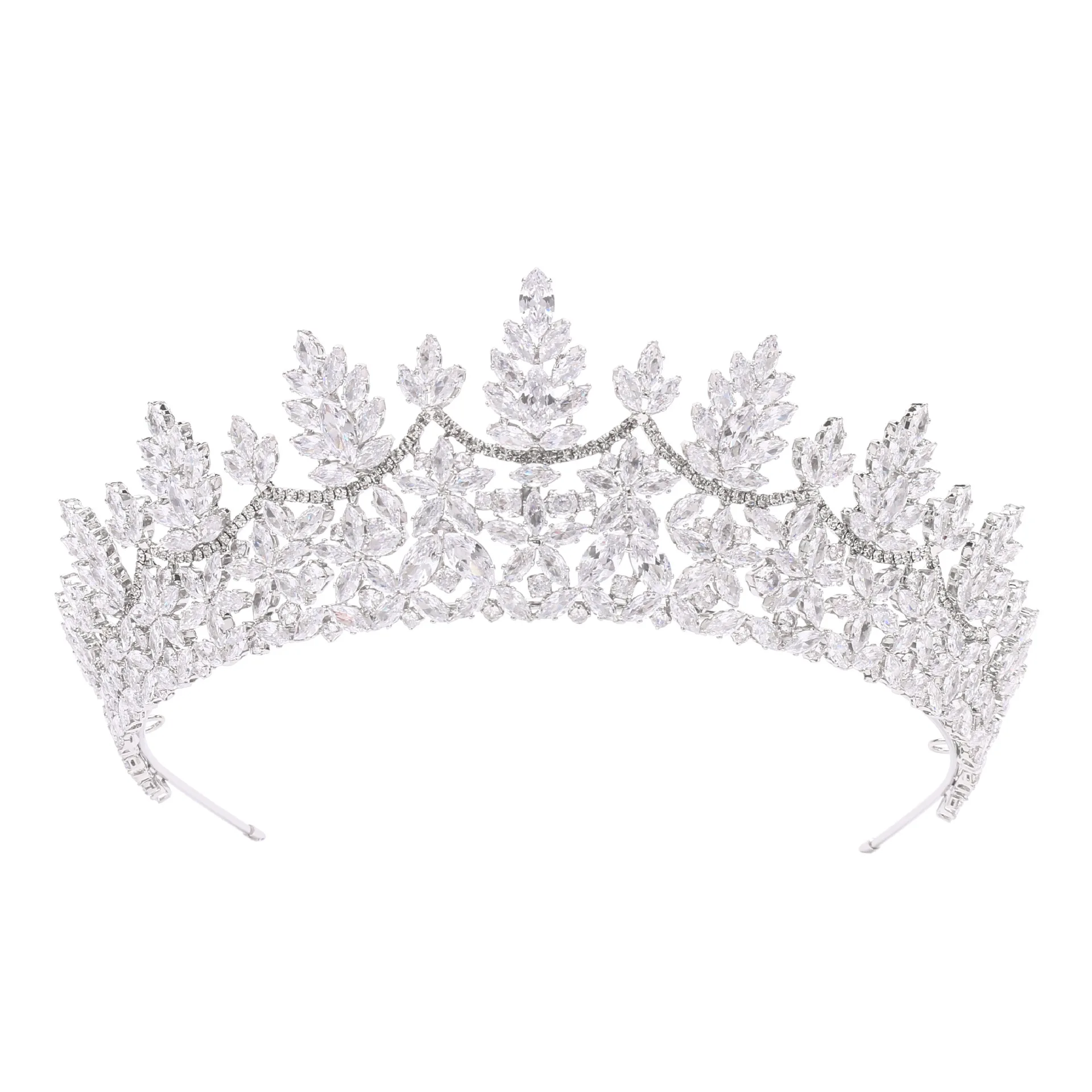 Zirconia Wedding Crowns For Queen Princess Bridal Tiara Crown For Pageant Prom Women Diadem Wedding Hair Jewelry Headdress
Zirconia Wedding Crowns For Queen Princess Bridal Tiara Crown For Pageant Prom Women Diadem Wedding Hair Jewelry Headdress