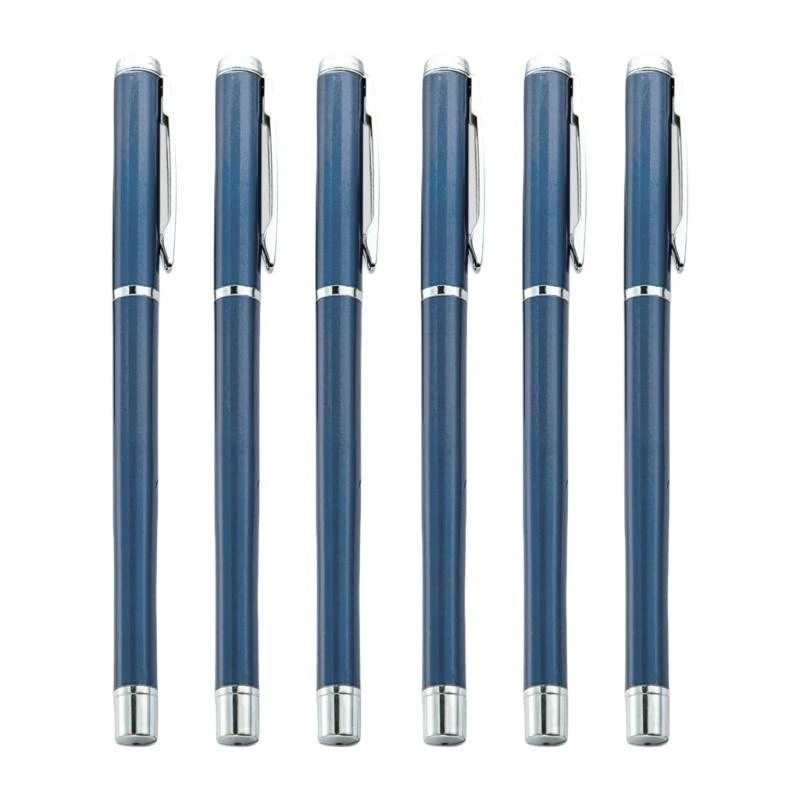 CORA 6Pcs Metal Ballpoint Pen with Pen Clip, Quick Drying Write Smoohtly Office Signing Pen, Guest Sign In Pen, Black Inks
CORA 6Pcs Metal Ballpoint Pen with Pen Clip, Quick Drying Write Smoohtly Office Signing Pen, Guest Sign In Pen, Black Inks