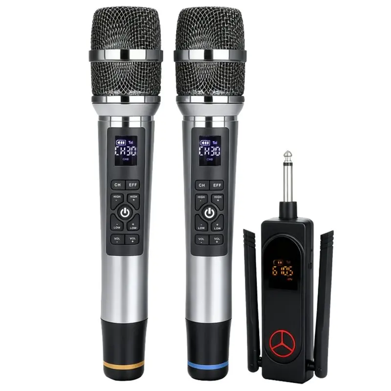 AAAEL-High And Low Frequency UHF Wireless Microphone 20Hz-20Khz FM Reverb One To Two, For Home Use Stage Use And Charging
AAAEL-High And Low Frequency UHF Wireless Microphone 20Hz-20Khz FM Reverb One To Two, For Home Use Stage Use And Charging