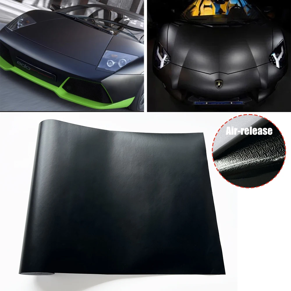 Car Matte Vinyl Film Stickers Black Self-adhesion Tape Auto Body Styling Wrap Film Universal DIY Auto Motorcycle Decor Decals
Car Matte Vinyl Film Stickers Black Self-adhesion Tape Auto Body Styling Wrap Film Universal DIY Auto Motorcycle Decor Decals