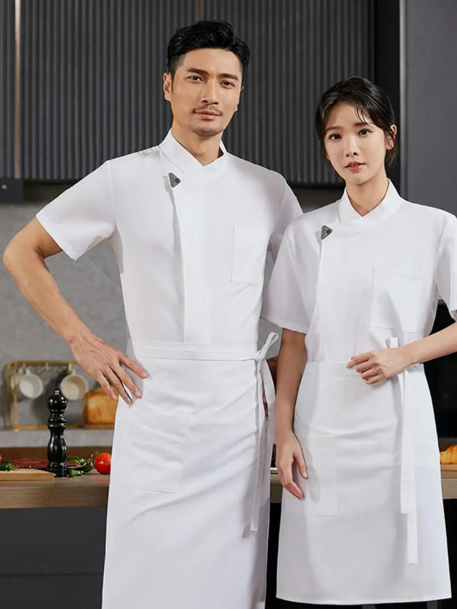 New Summer Men's Chef Work orm ort Sve Western Cuisine Hotel Kitchen Chef Outfit Moisture ng Comfortable Top
New Summer Men's Chef Work orm ort Sve Western Cuisine Hotel Kitchen Chef Outfit Moisture ng Comfortable Top