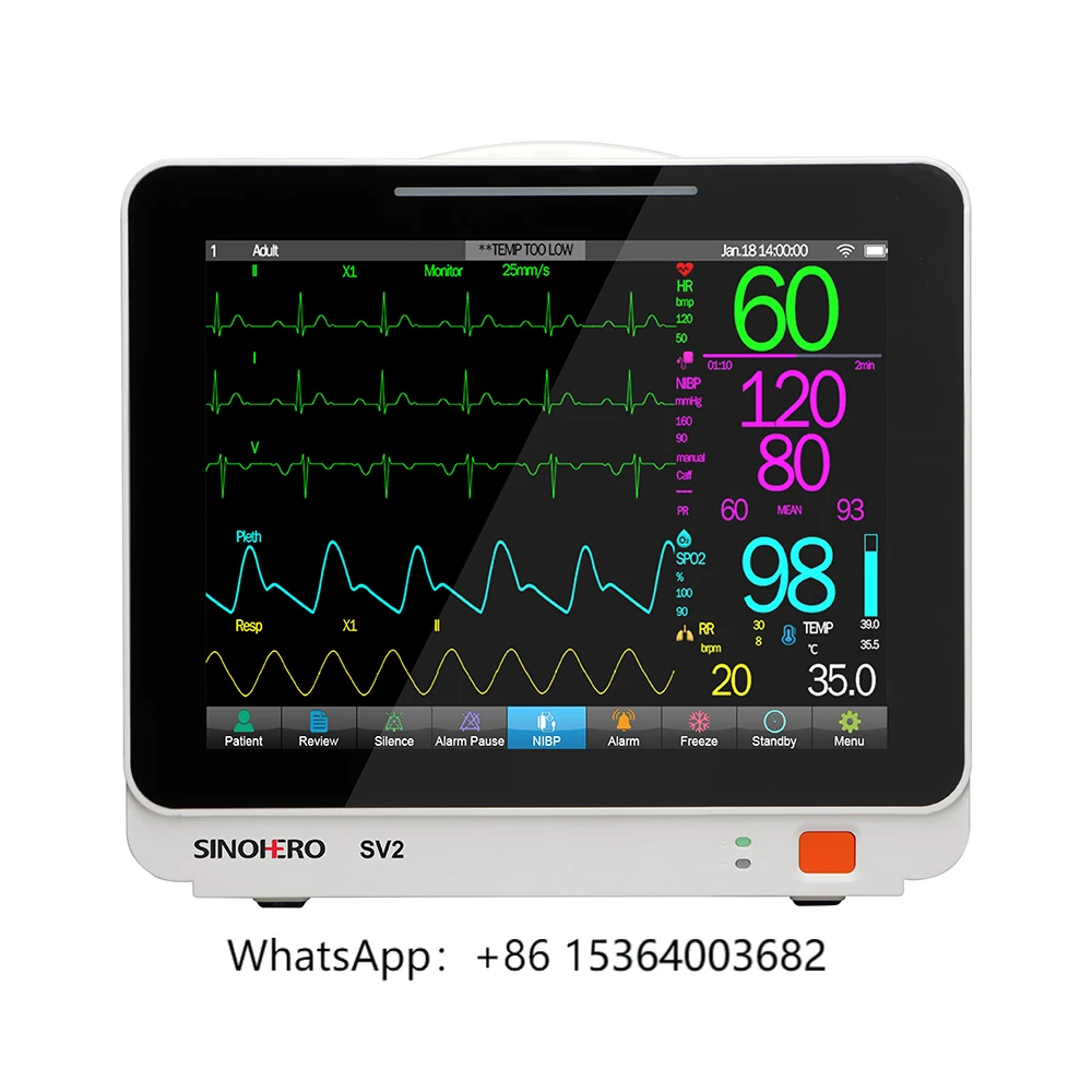 Remote Monitoring Devices Ai Multiparameter System Icu Multi Parameter Medical Portable Price Patient Monitor With Trolley
Remote Monitoring Devices Ai Multiparameter System Icu Multi Parameter Medical Portable Price Patient Monitor With Trolley