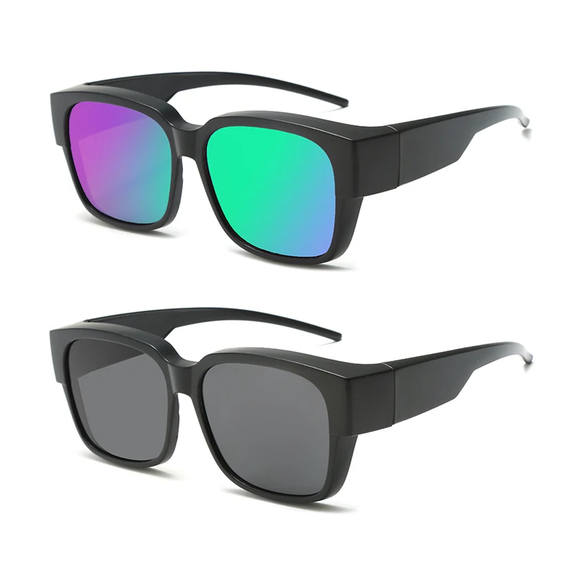 2pcs Men for Driving Riding That Can Be Worn Over Other Glasses Square Shades Wrap Around Fit Over Glasses Sunglasses UV400
2pcs Men for Driving Riding That Can Be Worn Over Other Glasses Square Shades Wrap Around Fit Over Glasses Sunglasses UV400