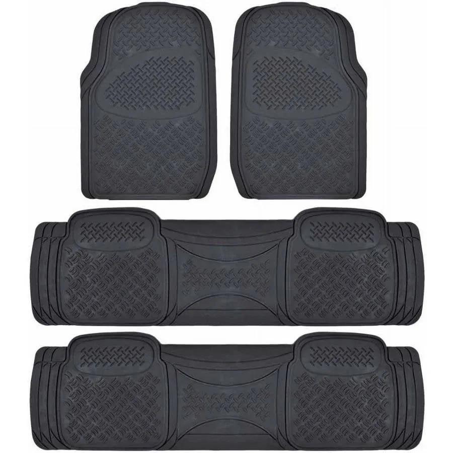 Super Duty Rubber Floor Mats for Car SUV and Van 3 Rows All Weather Heavy Duty 3 Colors
Super Duty Rubber Floor Mats for Car SUV and Van 3 Rows All Weather Heavy Duty 3 Colors