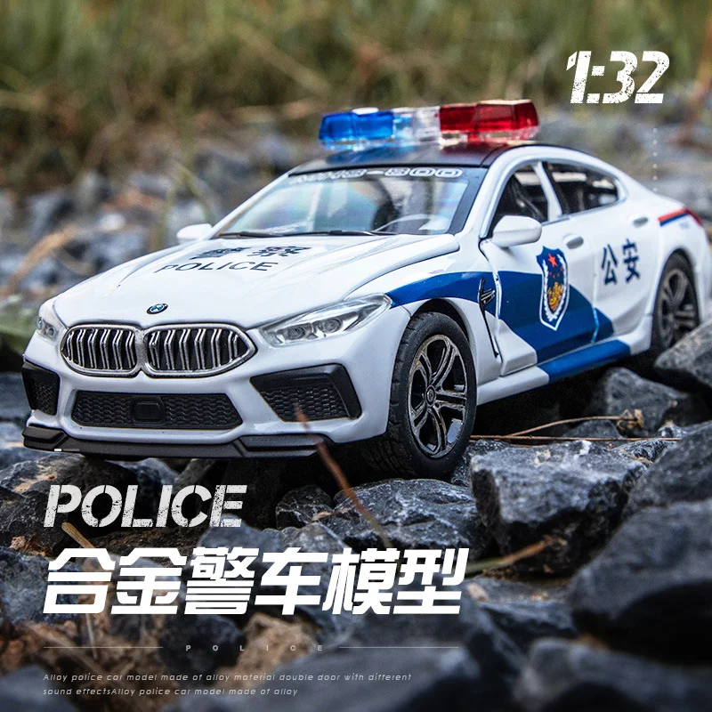1:32 M8 Police-Car Model Simulation Sound Light Toy Pull Back Car Childrens Toys Diecast Alloy Car Model Collectible Gift
1:32 M8 Police-Car Model Simulation Sound Light Toy Pull Back Car Childrens Toys Diecast Alloy Car Model Collectible Gift