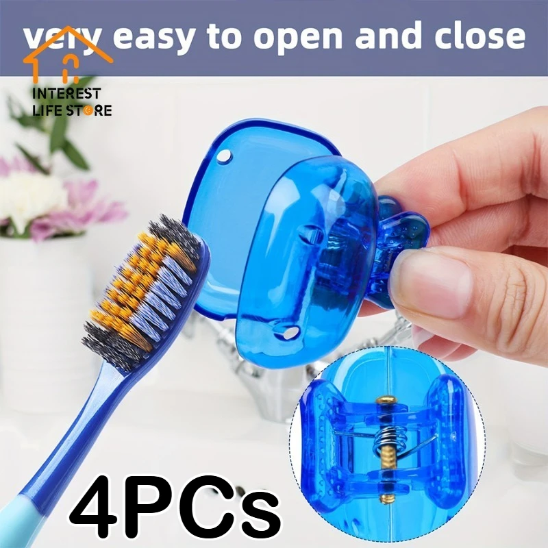 4PCs Toothbrush Storage Clip Portable Travel Essential Protective Caps Advanced Simple Children's Adult Toothbrushs Storage Boxs
4PCs Toothbrush Storage Clip Portable Travel Essential Protective Caps Advanced Simple Children's Adult Toothbrushs Storage Boxs