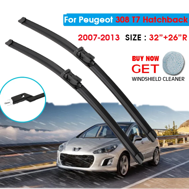 Car Wiper Blade For Peugeot 308 T7 Hatchback 30"+26"R 2007-2013 Auto Windscreen Windshield Wiper Window Wash Push Button Arm
Car Wiper Blade For Peugeot 308 T7 Hatchback 30"+26"R 2007-2013 Auto Windscreen Windshield Wiper Window Wash Push Button Arm
