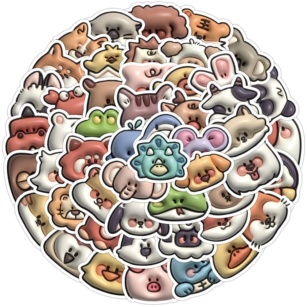 10/30/50pcs Cute 3D Animal Graffiti Stickers Cartoon Aesthetic Decals Suitcase Laptop Notebook Phone Stationery Sticker Kids Toy
10/30/50pcs Cute 3D Animal Graffiti Stickers Cartoon Aesthetic Decals Suitcase Laptop Notebook Phone Stationery Sticker Kids Toy