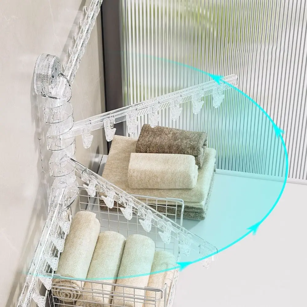 Foldable Laundry Hanger with Clips Suction Fixation Multifunctional Suction Cup Hanger with Multiple Clips Quick Drying Durable
Foldable Laundry Hanger with Clips Suction Fixation Multifunctional Suction Cup Hanger with Multiple Clips Quick Drying Durable