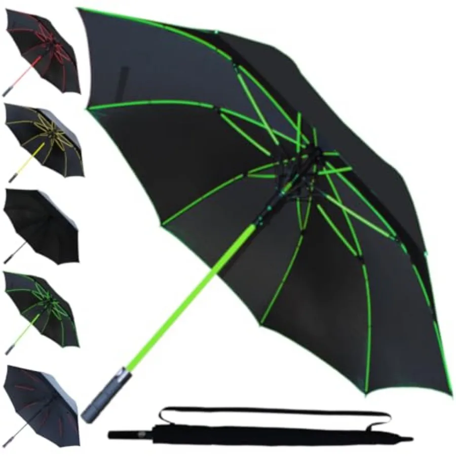 60MPH Big Golf Umbrella - Large Windproof Strong for Rain and Wind - Heavy Duty XL - Best for Size - Reinforced Fiberglass Fram
60MPH Big Golf Umbrella - Large Windproof Strong for Rain and Wind - Heavy Duty XL - Best for Size - Reinforced Fiberglass Fram