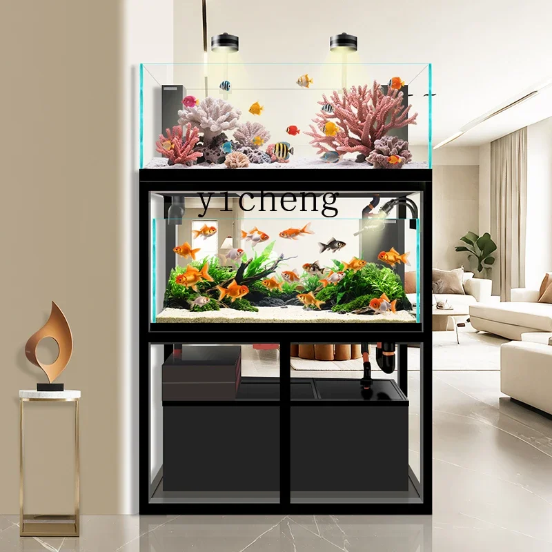 Large Fish Tank 1.0m Smart Living Room Floor Cabinet Double Layer Stream Tank
Large Fish Tank 1.0m Smart Living Room Floor Cabinet Double Layer Stream Tank