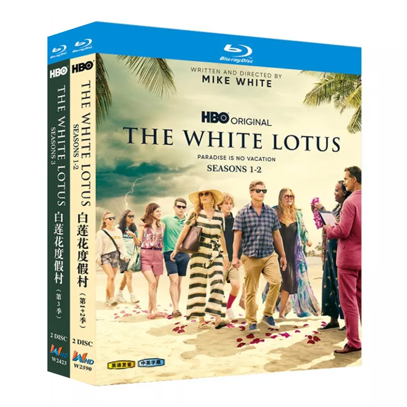 Blu-ray Ultra HD TV Series The White Lotus Seasons 1–3 Box Set
Blu-ray Ultra HD TV Series The White Lotus Seasons 1–3 Box Set