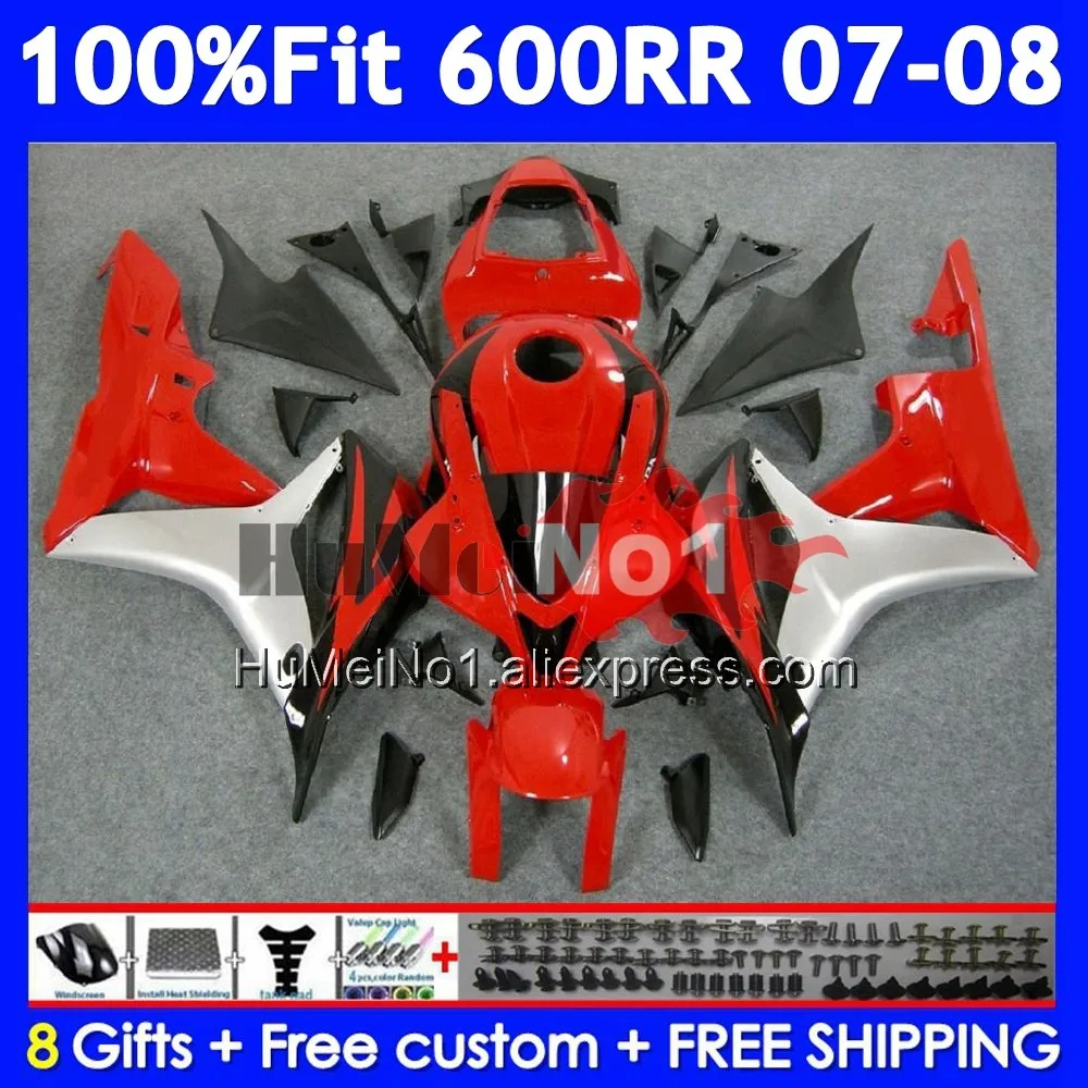 Injection For HONDA CBR 600 RR CC 600RR 600F5 Red silver CBR600RR 42No.29 CBR600F5 600CC CBR600 RR F5 2007 2008 07 08 Fairing
Injection For HONDA CBR 600 RR CC 600RR 600F5 Red silver CBR600RR 42No.29 CBR600F5 600CC CBR600 RR F5 2007 2008 07 08 Fairing