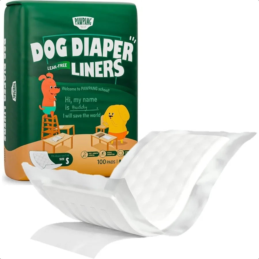 Dog Diaper Liners Booster Pads for Male Female Dogs 100ct 4 Sizes Options Doggie Diaper Inserts fit Most Types of Dog Diapers
Dog Diaper Liners Booster Pads for Male Female Dogs 100ct 4 Sizes Options Doggie Diaper Inserts fit Most Types of Dog Diapers