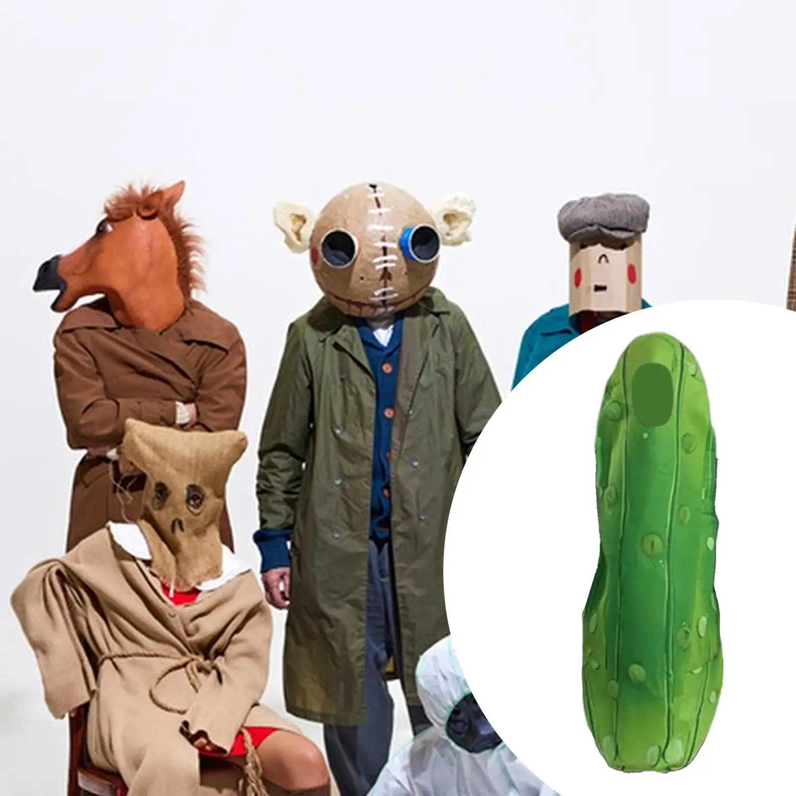 Adult Halloween Pickle Costume for Themed Party Role Playing Halloween Props
Adult Halloween Pickle Costume for Themed Party Role Playing Halloween Props