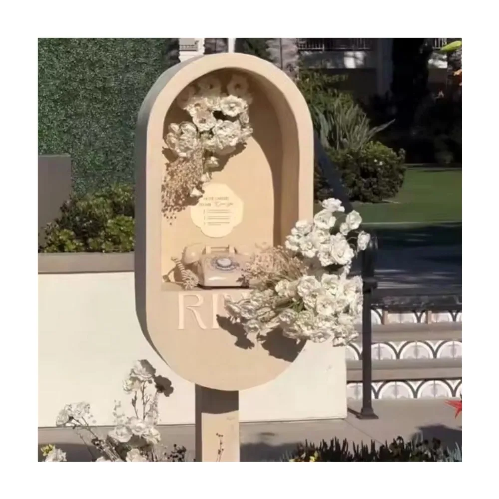 Wholesale White Pink Metal Vintage Phone Booth Photo Frame Background Stand Wedding Party Event Decoration
Wholesale White Pink Metal Vintage Phone Booth Photo Frame Background Stand Wedding Party Event Decoration