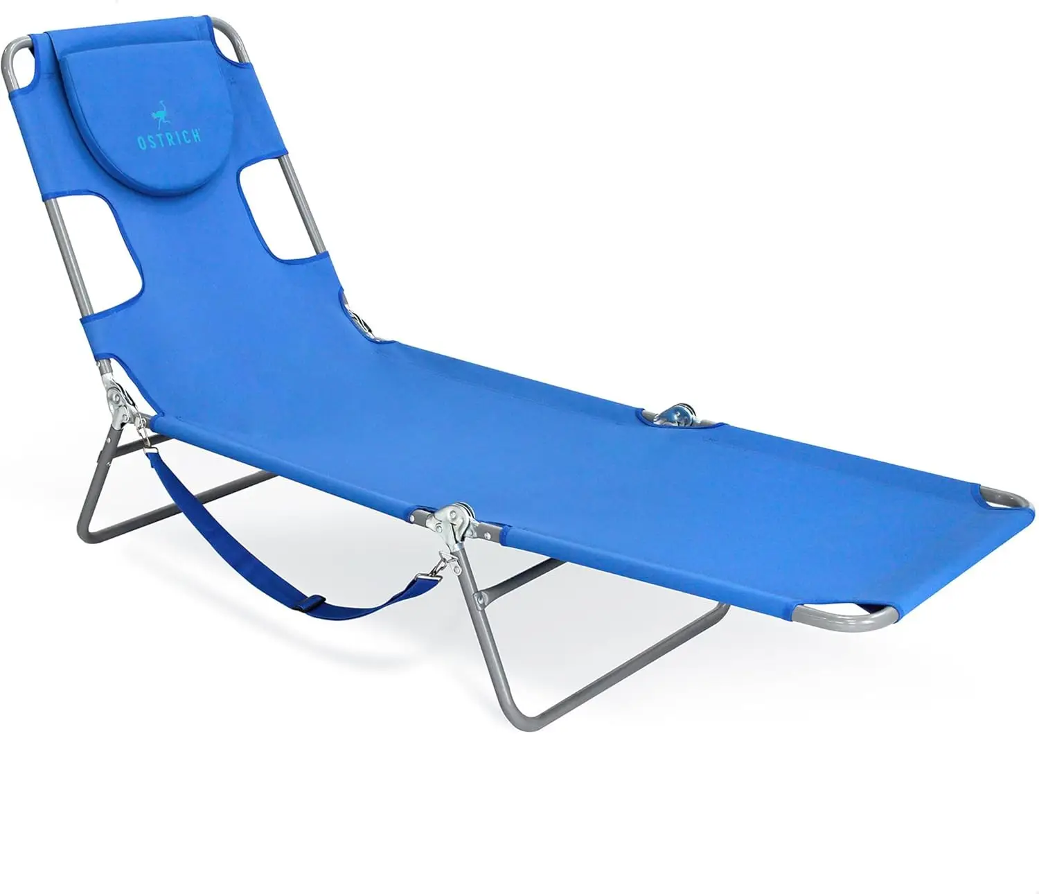 Portable Reclining Lounger Chair for Outdoor Patio, Beach, Lawn, Camping or Pool Tanning in Ocean Blue
Portable Reclining Lounger Chair for Outdoor Patio, Beach, Lawn, Camping or Pool Tanning in Ocean Blue