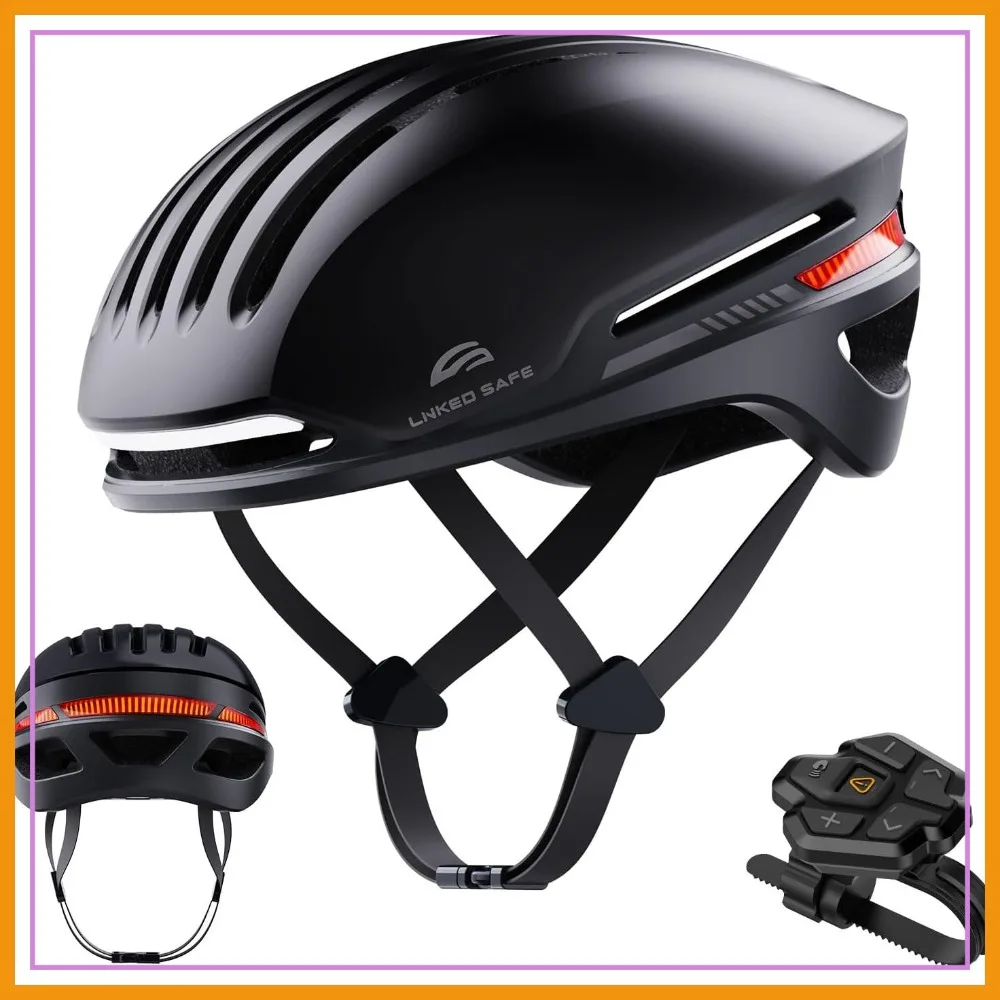 Smart Bike Helmet with Bluetooth Speakers, LED Turn Signals, Auto Brake Light for Adults
Smart Bike Helmet with Bluetooth Speakers, LED Turn Signals, Auto Brake Light for Adults
