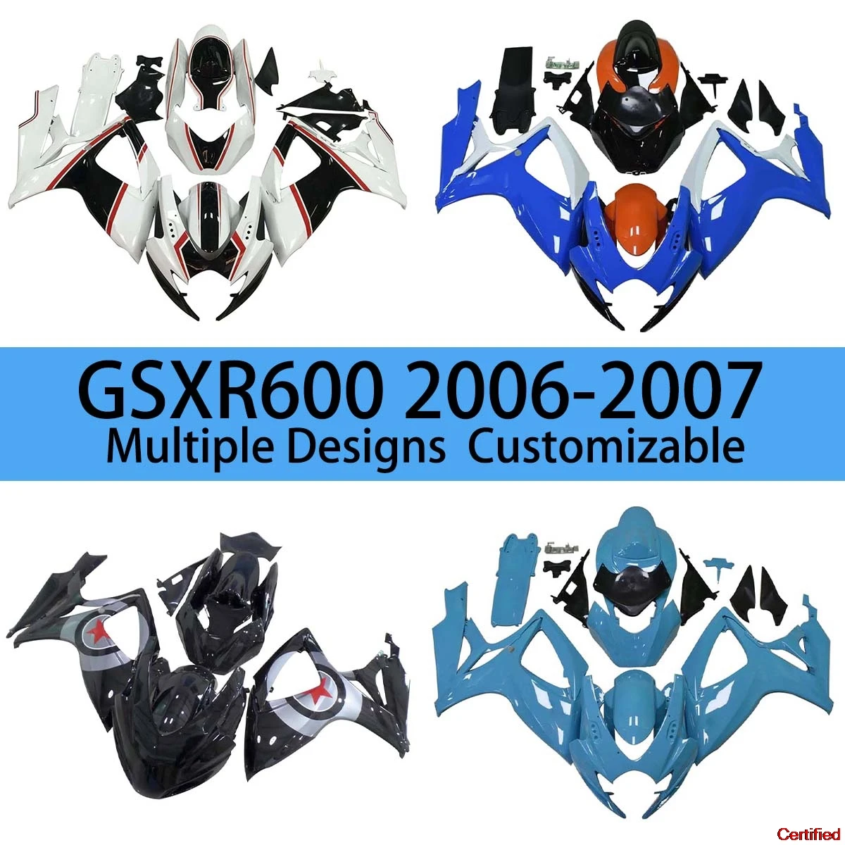 Подходит для GSXR600 GSXR750 2006 2007, комплект обтекателей из АБС-пластика GSXR 600 750 06 07, прочный комплект обтекателей из АБС-пластика для мотоцикла
Подходит для GSXR600 GSXR750 2006 2007, комплект обтекателей из АБС-пластика GSXR 600 750 06 07, прочный комплект обтекателей из АБС-пластика для мотоцикла