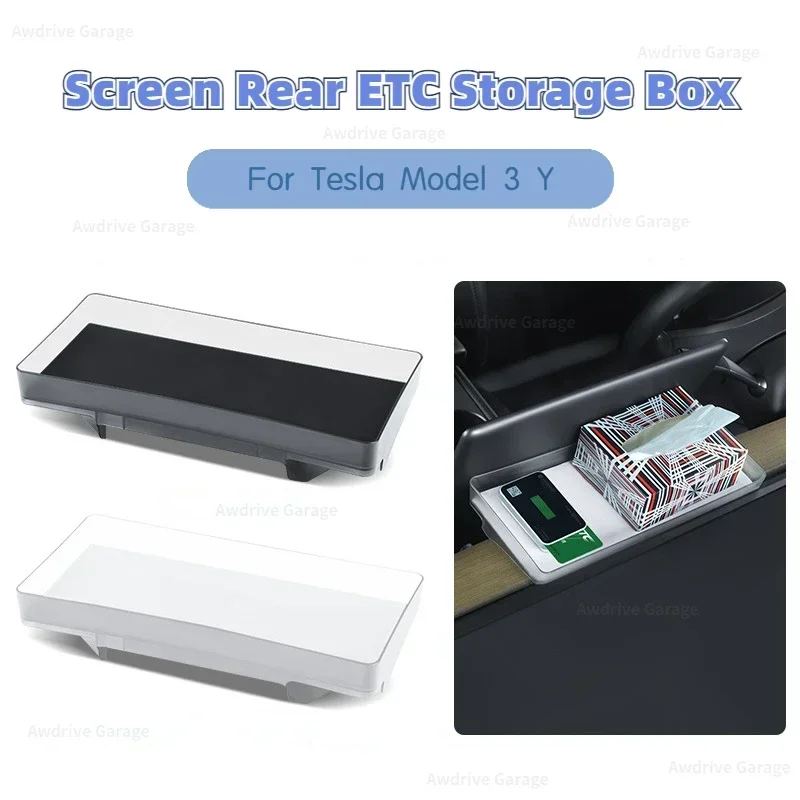 For Tesla Model 3/Y/3+ Highland 2024 ETC Storage Box Central Control Screen Rear Storage Box ETC Tray Storage Car Accessories
For Tesla Model 3/Y/3+ Highland 2024 ETC Storage Box Central Control Screen Rear Storage Box ETC Tray Storage Car Accessories