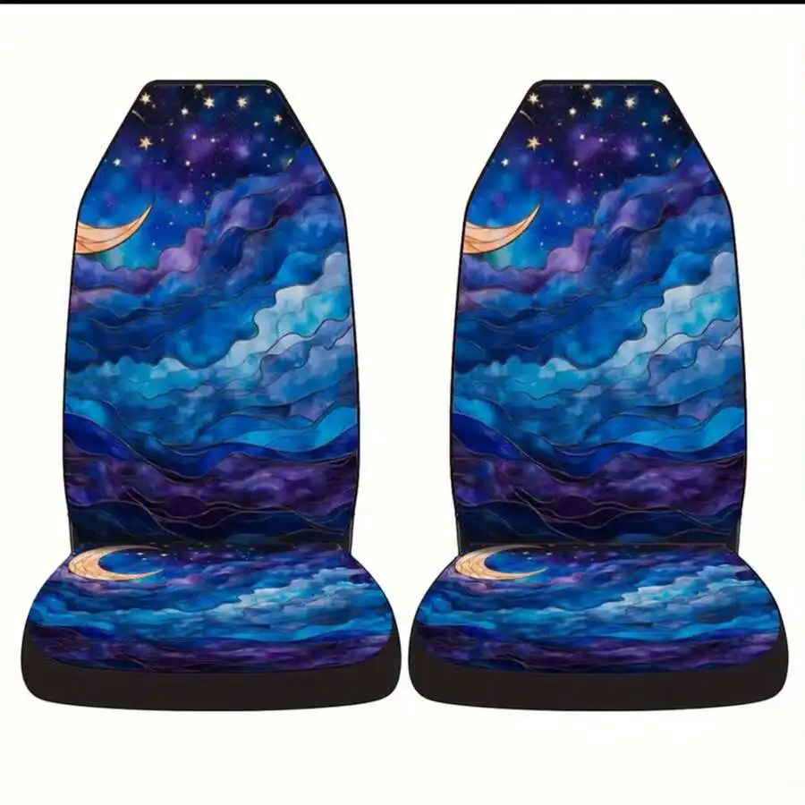 Stained Glass Moon Star Car Seat Covers Celestial Night Sky Cloud Auto Seat Protectors Universal Fit
Stained Glass Moon Star Car Seat Covers Celestial Night Sky Cloud Auto Seat Protectors Universal Fit