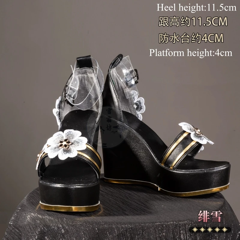 Hiyuki Cosplay Shoes Game Wuthering Waves Anime Women Fashion High Heel Shoes Wedge Sandals Comic-con Party Performance ACC
Hiyuki Cosplay Shoes Game Wuthering Waves Anime Women Fashion High Heel Shoes Wedge Sandals Comic-con Party Performance ACC