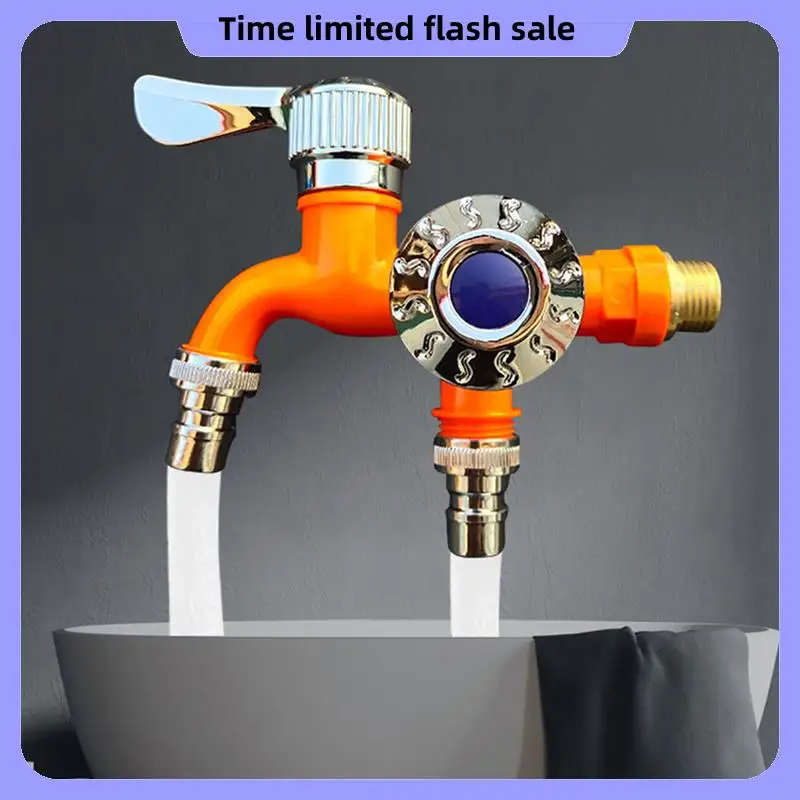 A40T 1/2Inch Universal Interface Faucet Double Outlet Dual Control Water Tap Home Bathroom Hose Irrigation Connector
A40T 1/2Inch Universal Interface Faucet Double Outlet Dual Control Water Tap Home Bathroom Hose Irrigation Connector