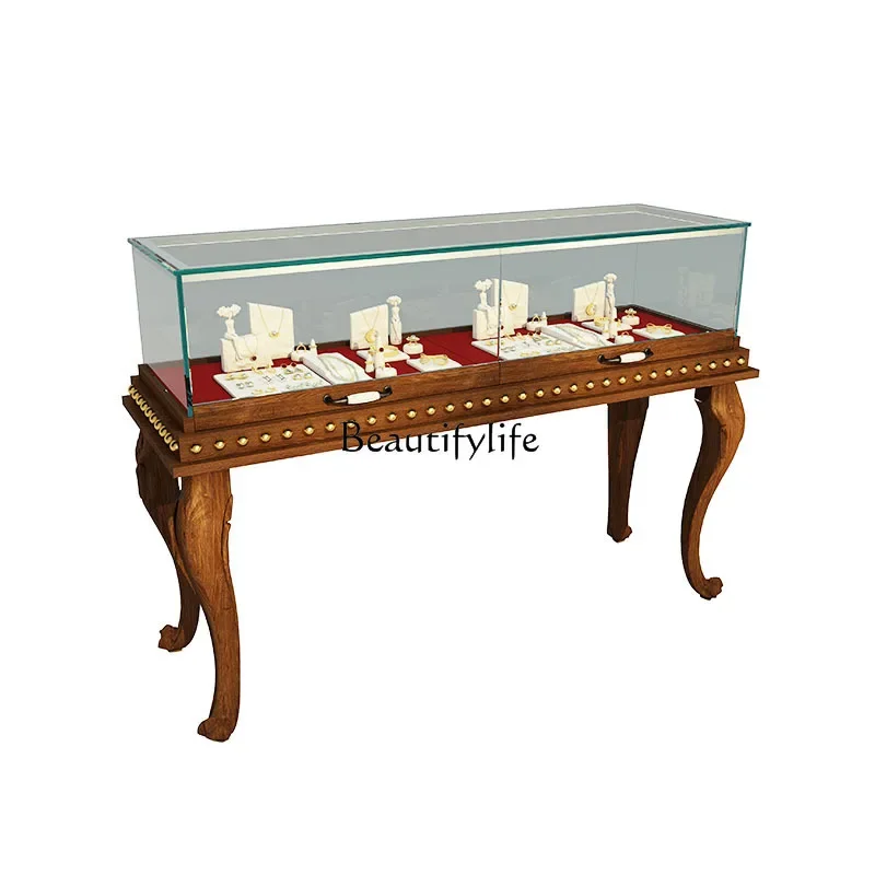 13Retro Display Glass Jewelry Store Jade Medieval Head Jewelry Cabinet
13Retro Display Glass Jewelry Store Jade Medieval Head Jewelry Cabinet