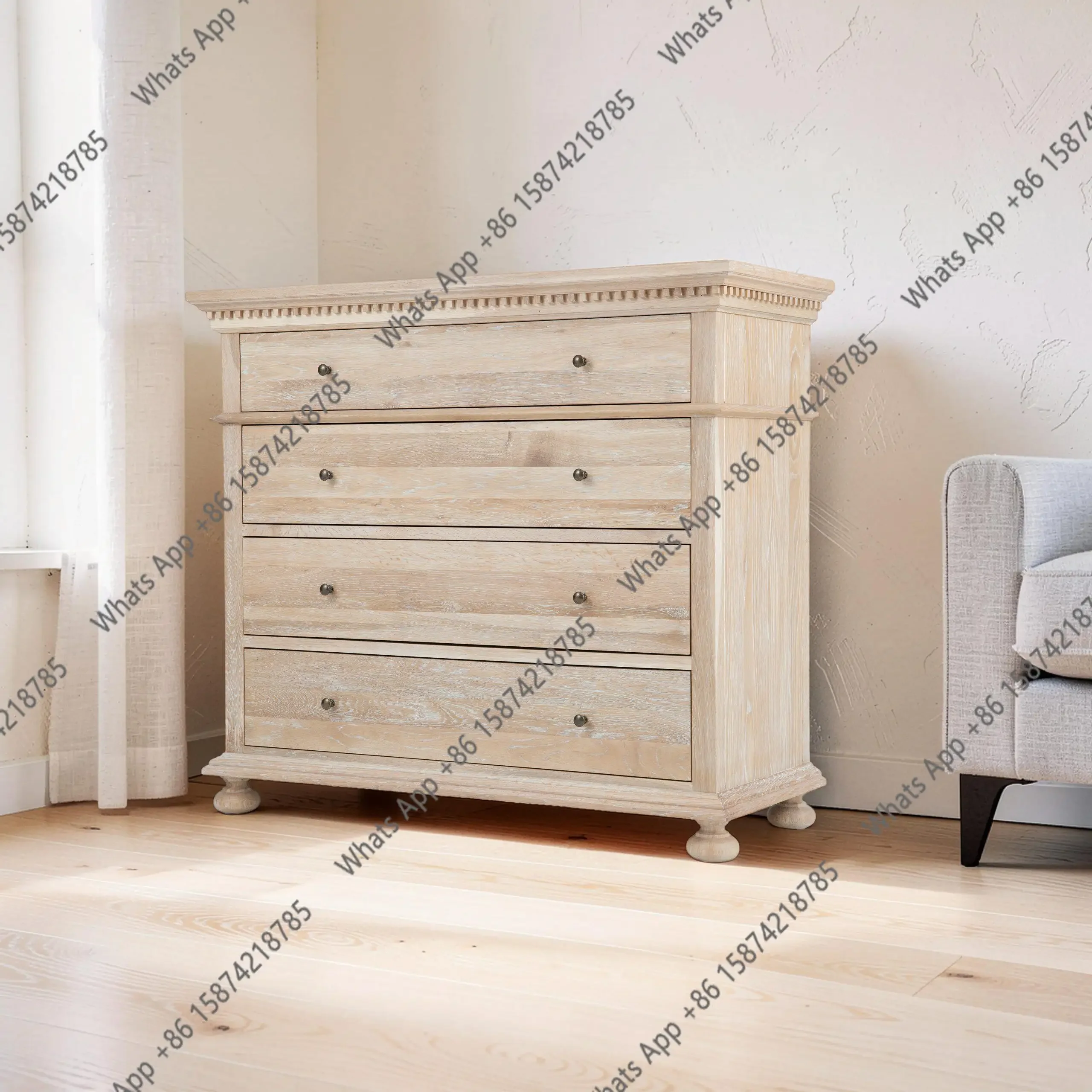 X36 American Country Retro Solid Wood Chest French Natural Wind Log Bedroom Living Room Bedside Storage Cabinet Against The Wall
X36 American Country Retro Solid Wood Chest French Natural Wind Log Bedroom Living Room Bedside Storage Cabinet Against The Wall