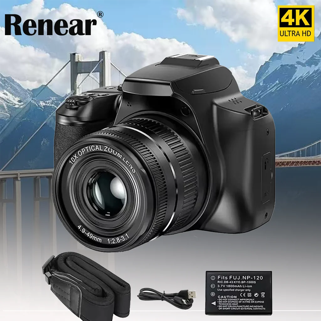 4K professional camera 64MP auto focus 10X Optical Zoom digital camera Tiktok INS networklive broadcast professional photography
4K professional camera 64MP auto focus 10X Optical Zoom digital camera Tiktok INS networklive broadcast professional photography