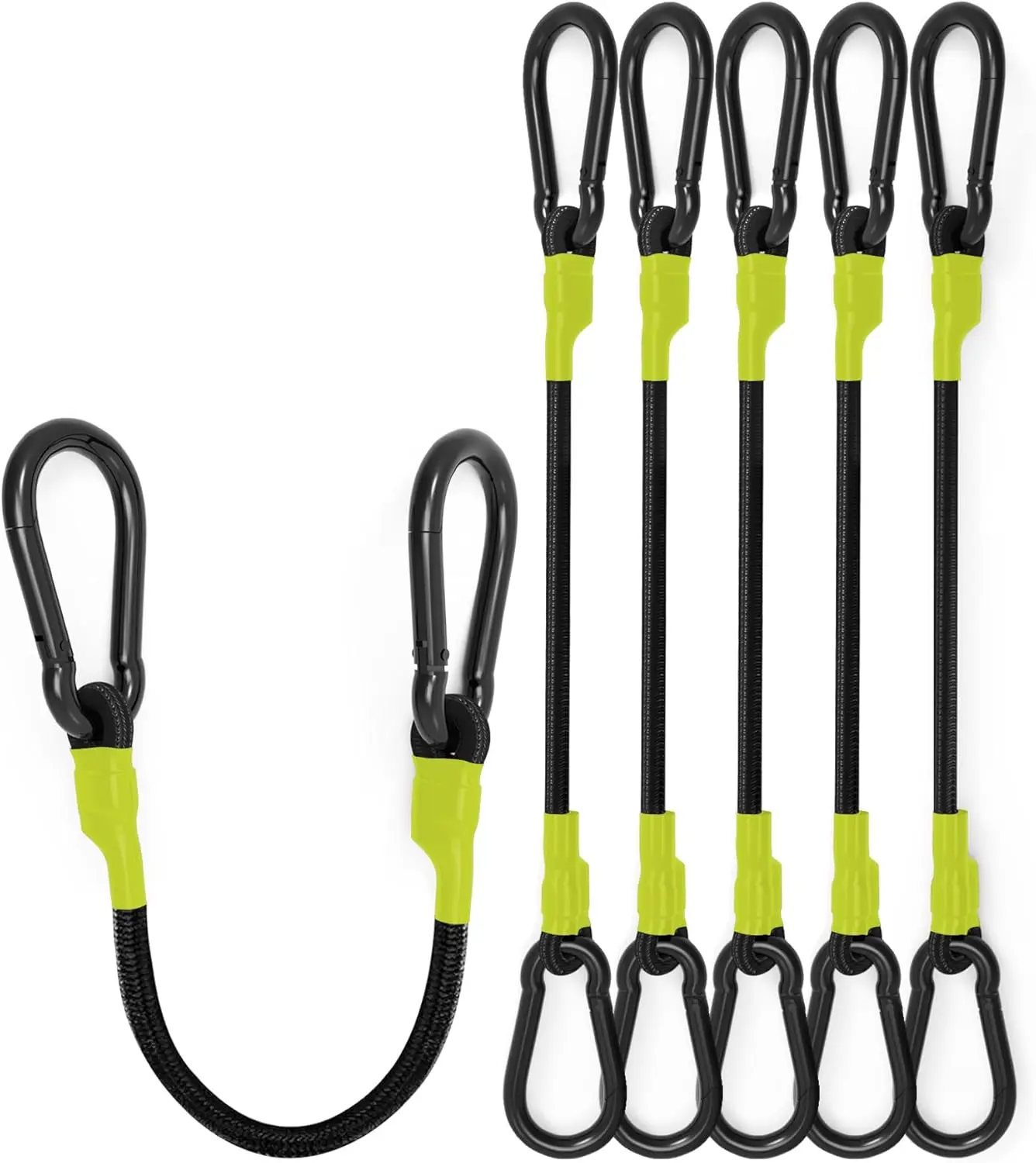 8 Pack 24in Bungee Cords with Aluminum Hooks, Heavy Duty Elastic Straps for Roof Rack, Cargo, Camping, Outdoor Gear
8 Pack 24in Bungee Cords with Aluminum Hooks, Heavy Duty Elastic Straps for Roof Rack, Cargo, Camping, Outdoor Gear