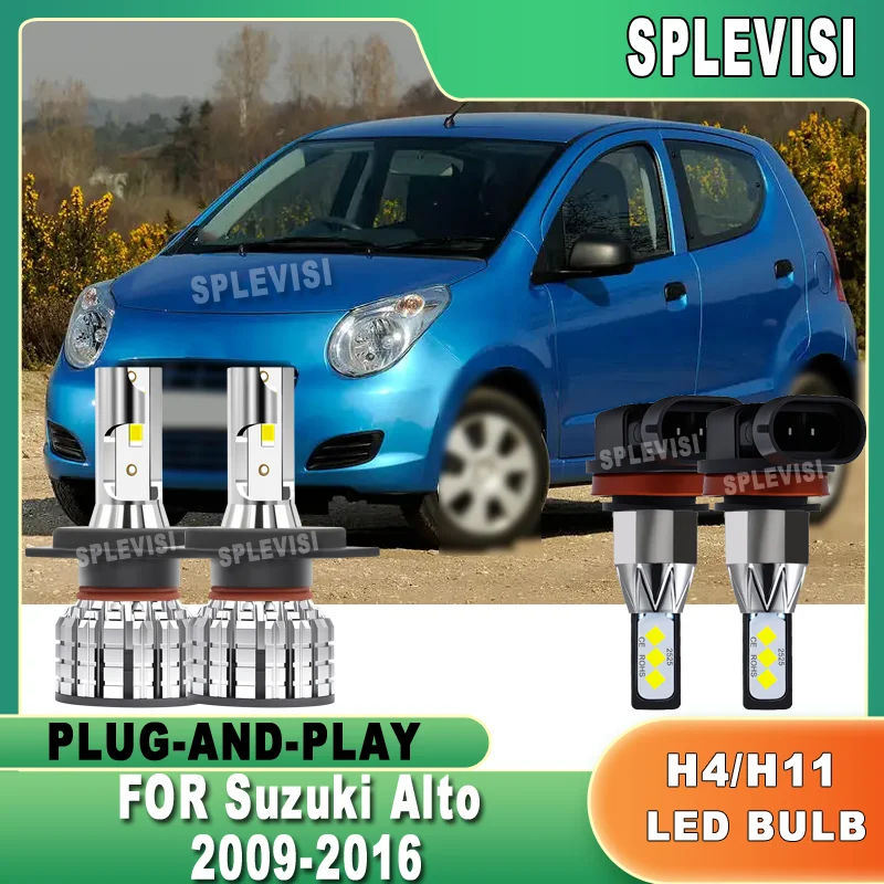 H4 Head/H11 Fog Plug-and-play Warranty 2-4pcs LED Headlight Fog Light For Suzuki Alto 2009 2010 2011 2012 2013 2014 2015 2016
H4 Head/H11 Fog Plug-and-play Warranty 2-4pcs LED Headlight Fog Light For Suzuki Alto 2009 2010 2011 2012 2013 2014 2015 2016