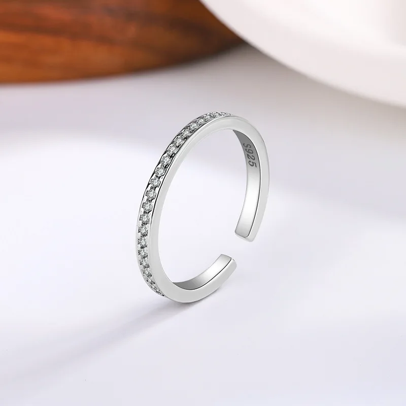925 Sterling Silver Zircon Adjustable Rings For Women Wedding Luxury Jewelry Wholesale Argent 925 Jewellery
925 Sterling Silver Zircon Adjustable Rings For Women Wedding Luxury Jewelry Wholesale Argent 925 Jewellery