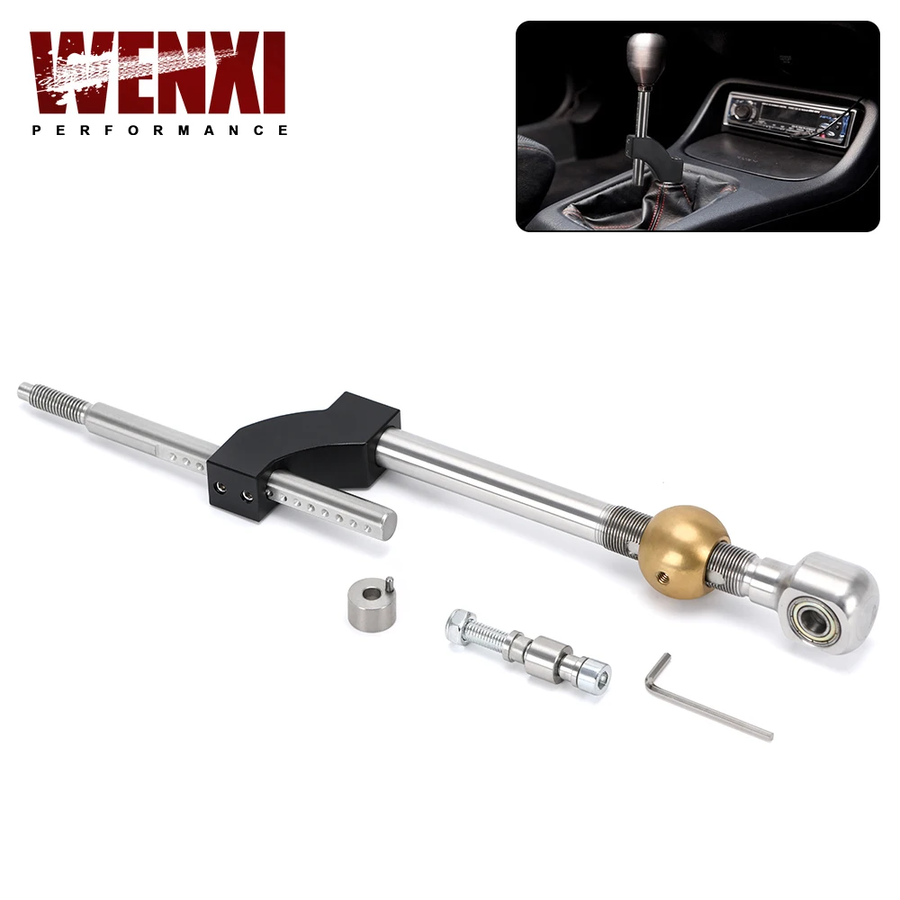 4 inch/102mm Adjustable Height Extend Dual Bend Short Shifter 10*1.5mm For 88-00 Honda Civic CRX Acura Intergra PQY5465BK
4 inch/102mm Adjustable Height Extend Dual Bend Short Shifter 10*1.5mm For 88-00 Honda Civic CRX Acura Intergra PQY5465BK