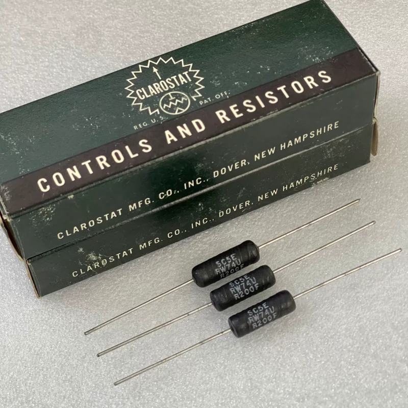 10-100 шт. CLAROSTAT RW74UR200F 5 Вт 0,2R 0,2 евро 0,2 Ом 1% высокоточный резистор из США
10-100 шт. CLAROSTAT RW74UR200F 5 Вт 0,2R 0,2 евро 0,2 Ом 1% высокоточный резистор из США