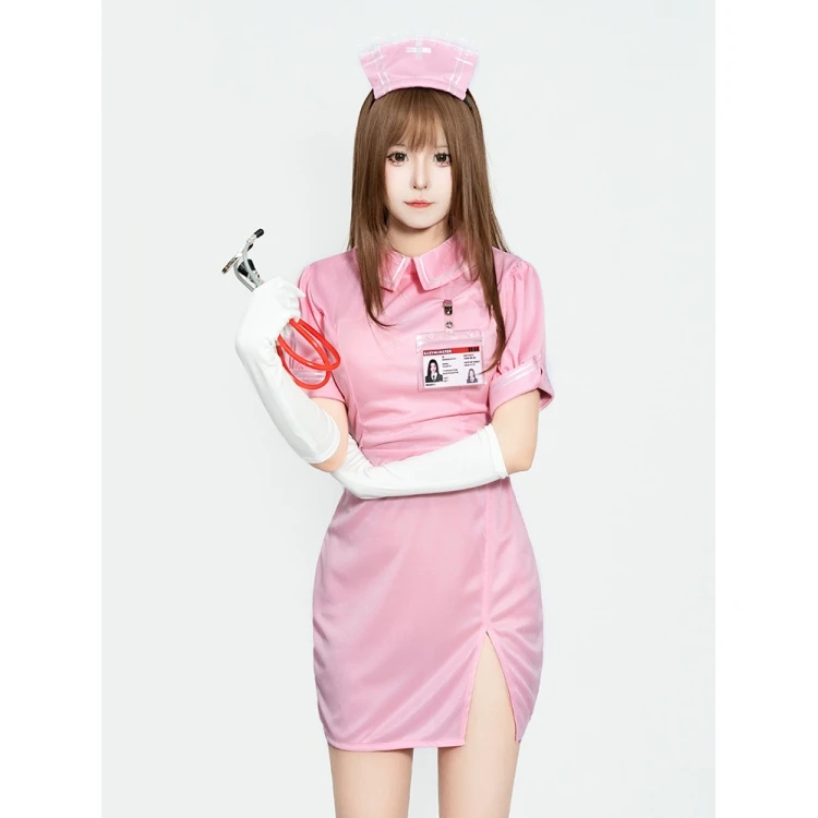 Sexy Nurse orm Women's Costume Role-plang Stage Performance loween Outfit 2025 New Arrival Spicy Stage Costume
Sexy Nurse orm Women's Costume Role-plang Stage Performance loween Outfit 2025 New Arrival Spicy Stage Costume