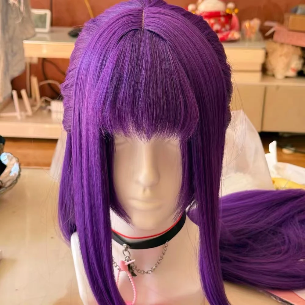 Anime Frieren Cosplay Wig Long Purple Hair Heat Resistant Synthetic Wig With Rose Net Anime Party Halloween Cosplay Wig
Anime Frieren Cosplay Wig Long Purple Hair Heat Resistant Synthetic Wig With Rose Net Anime Party Halloween Cosplay Wig