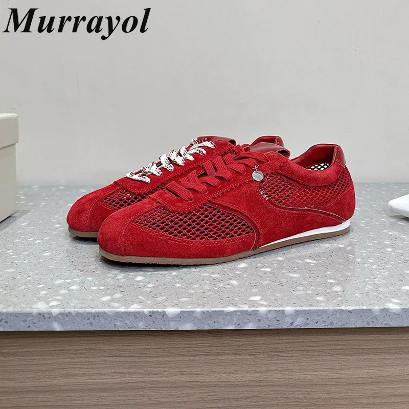 Round Toe Mesh Splicing Breathable Tennis Shoes Women's Lace Up Retro Flat Shoes Four Seasons Outwear Casual Shoes Sneakers
Round Toe Mesh Splicing Breathable Tennis Shoes Women's Lace Up Retro Flat Shoes Four Seasons Outwear Casual Shoes Sneakers