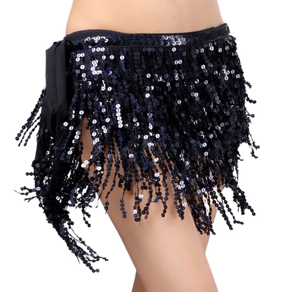 Fashion Sequins Belly Dance Skirt High Waist Tassels Dance Belt Sexy Hip Scarf Street Wear
Fashion Sequins Belly Dance Skirt High Waist Tassels Dance Belt Sexy Hip Scarf Street Wear