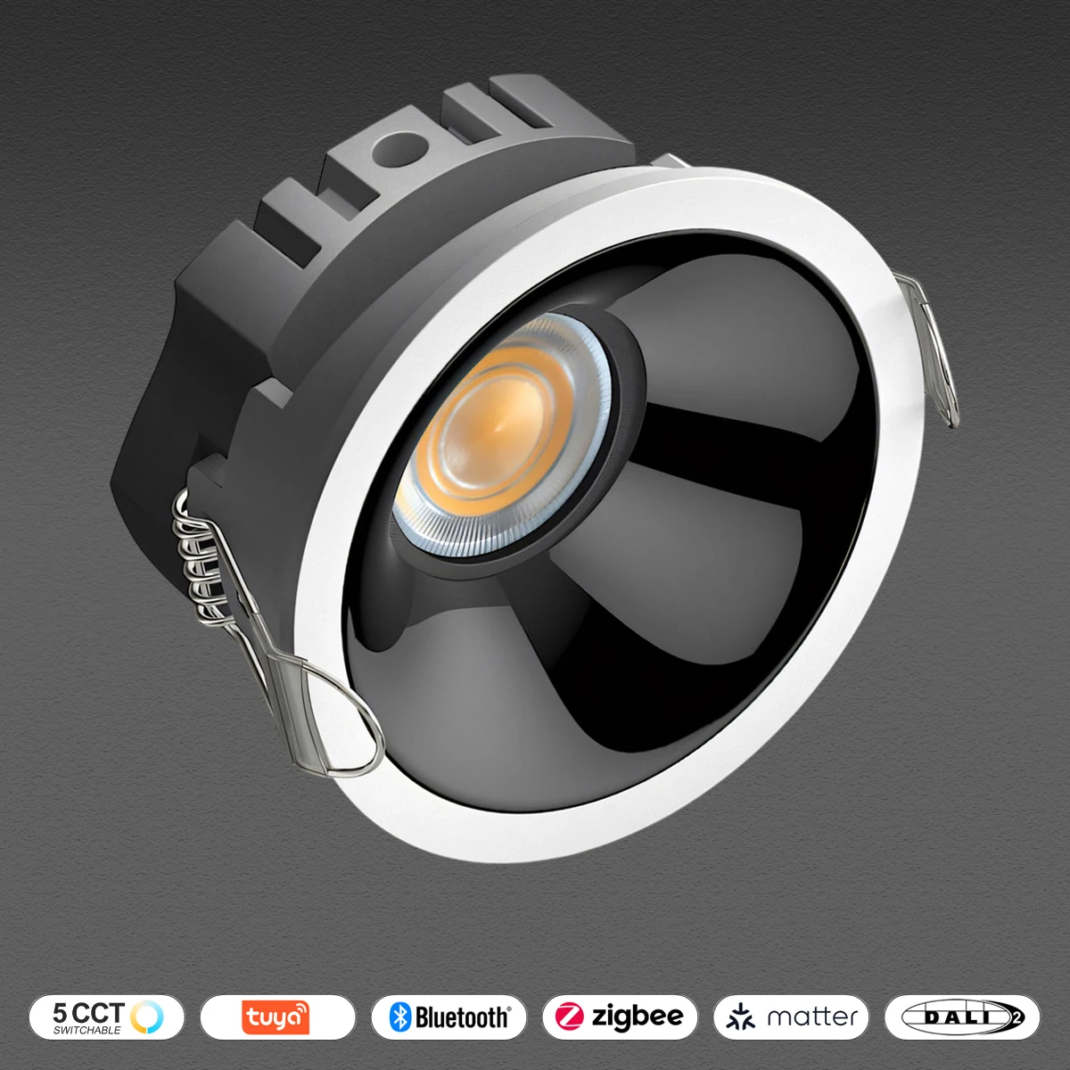 Recessed 5 CCT Switchable/ Zigbee/ DALI Smart LED Ceiling Lights Ultra Thin Narrow Bezel Spotlight Indoor Bedroom Kitchen Lamp
Recessed 5 CCT Switchable/ Zigbee/ DALI Smart LED Ceiling Lights Ultra Thin Narrow Bezel Spotlight Indoor Bedroom Kitchen Lamp