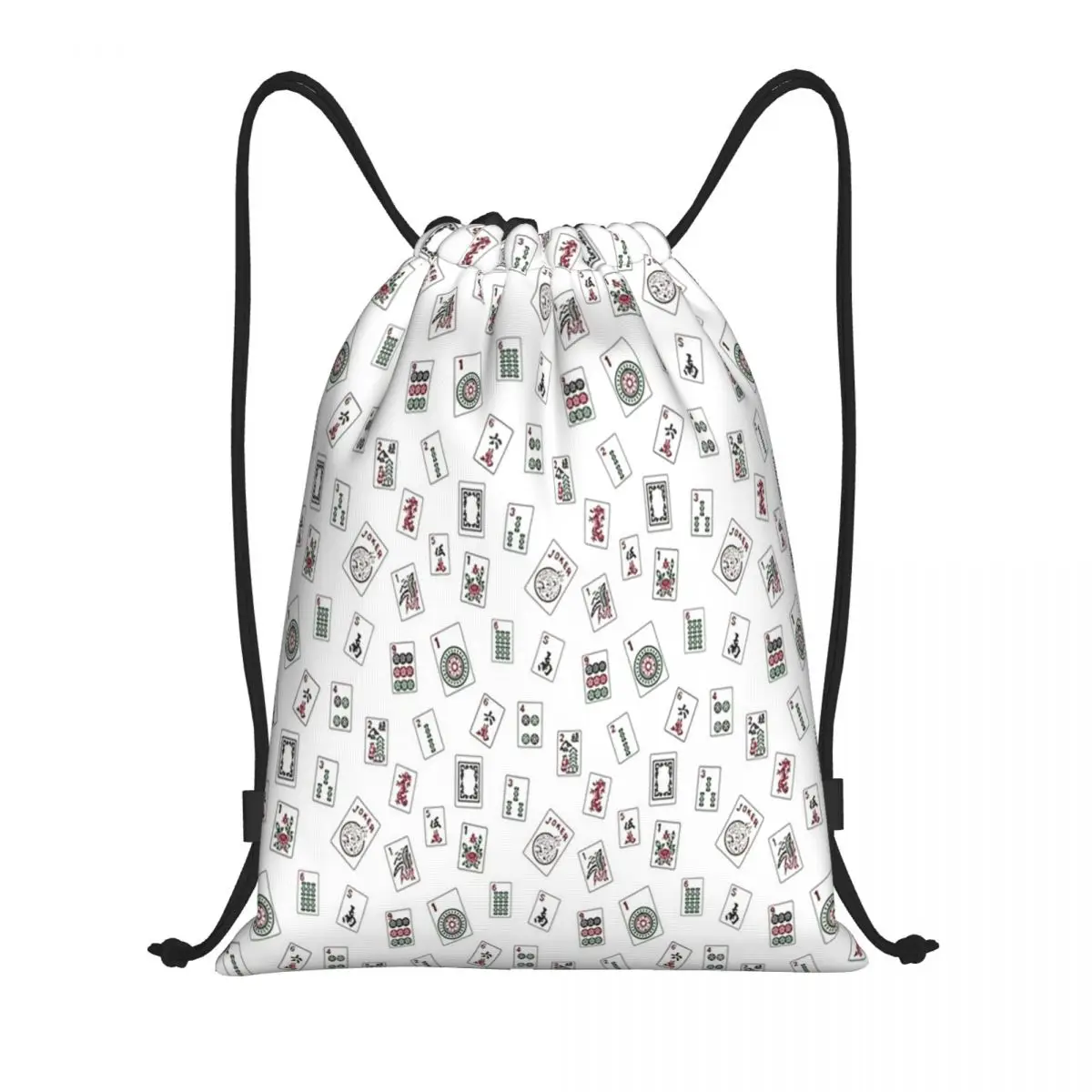 White Mahjong Backpacks Casual Drawstring Bundle Pocket Sports Bag Book Bags for Man Woman Students
White Mahjong Backpacks Casual Drawstring Bundle Pocket Sports Bag Book Bags for Man Woman Students