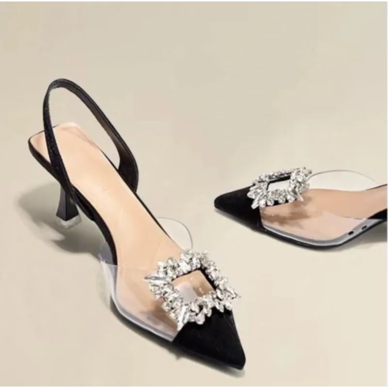 New Spring and Autumn Fashion New Sexy Banquet Comfortable Crystal Transparent Solid Color Pointed Toe Women's High Heels Pumps
New Spring and Autumn Fashion New Sexy Banquet Comfortable Crystal Transparent Solid Color Pointed Toe Women's High Heels Pumps