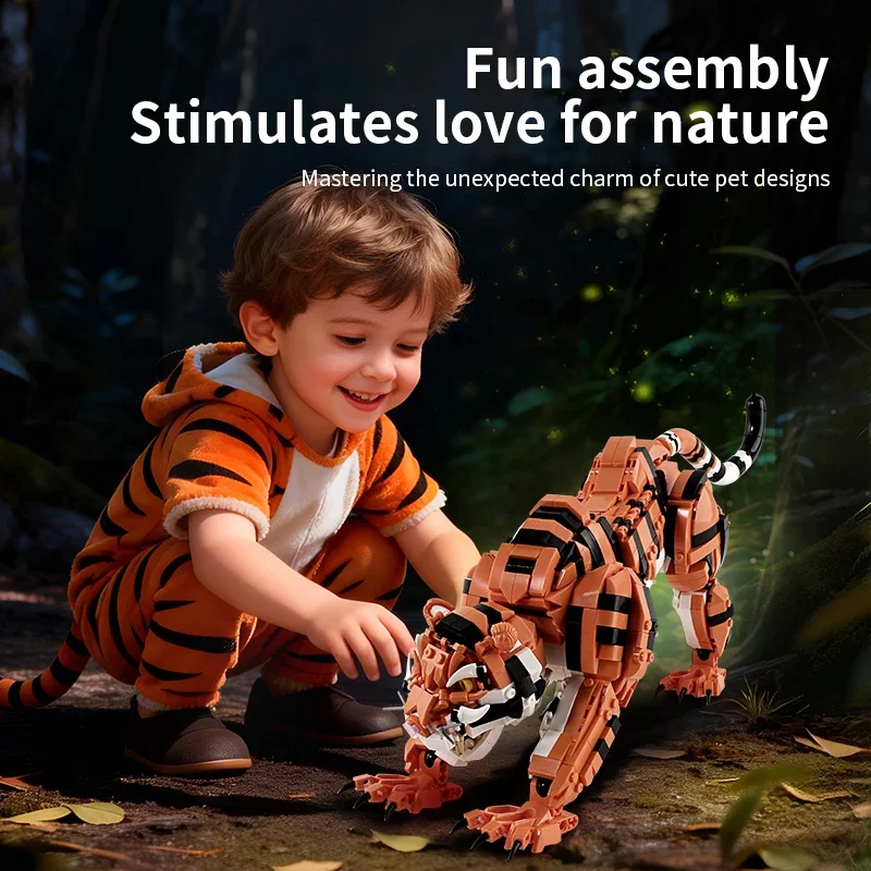 1650PCS King of the Forest Model Building Blocks City Fierce Tiger Appears Assemble Educational Toys Bricks Children Adult Gifts
1650PCS King of the Forest Model Building Blocks City Fierce Tiger Appears Assemble Educational Toys Bricks Children Adult Gifts
