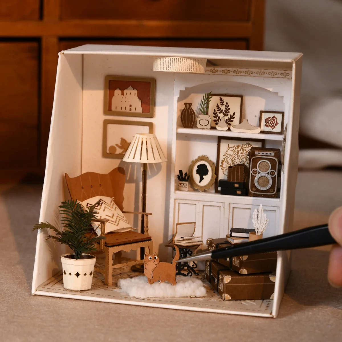 Baby House Mini DIY Kit for Making Room Toys, Home Bedroom Decoration with Furniture, Wooden Crafts, 3D Puzzle, Girl's Birthday
Baby House Mini DIY Kit for Making Room Toys, Home Bedroom Decoration with Furniture, Wooden Crafts, 3D Puzzle, Girl's Birthday