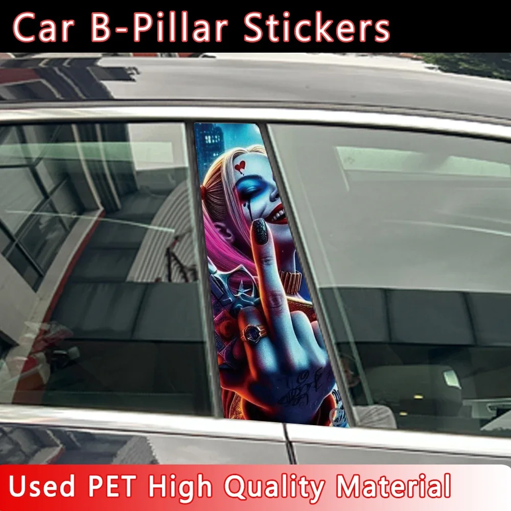 2pcs of Gothic Cool Girl Car Stickers Auto B Pillar Waterproof Halloween Decoration DIY Car Doors Pillar Sunscreen PET Decals
2pcs of Gothic Cool Girl Car Stickers Auto B Pillar Waterproof Halloween Decoration DIY Car Doors Pillar Sunscreen PET Decals
