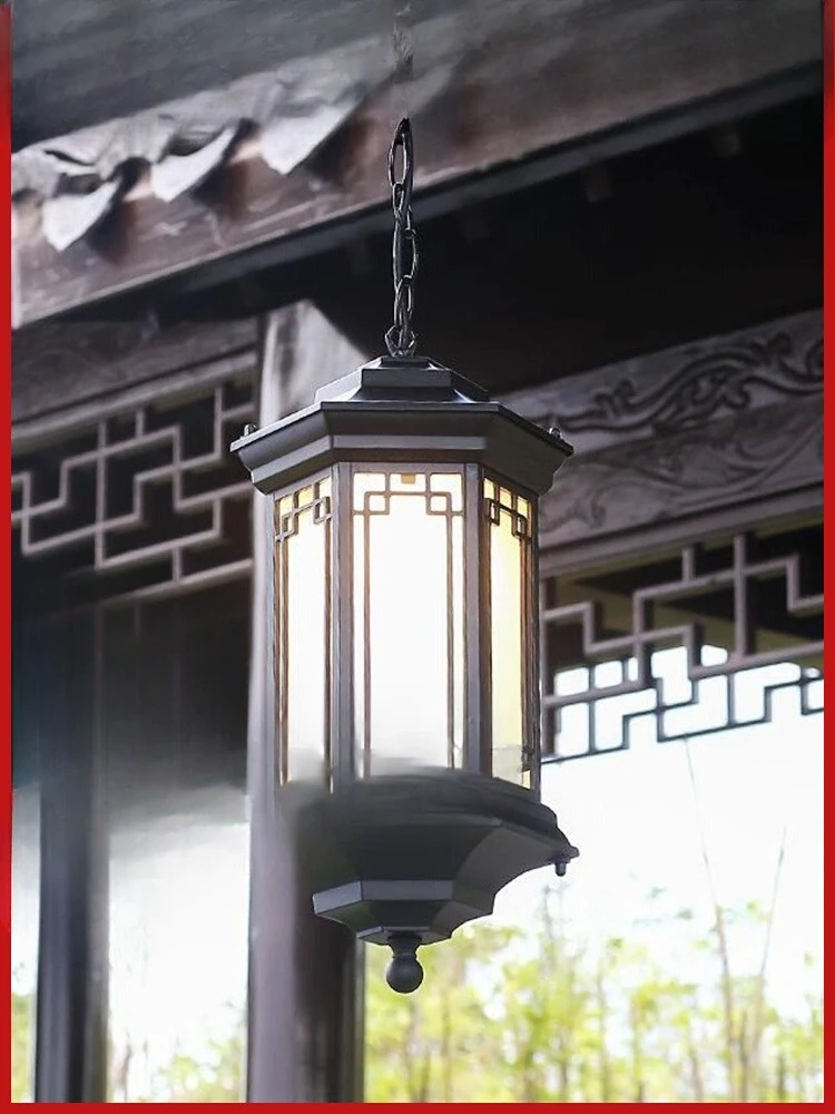 Solar chandelier led outdoor garden retro gazebo eaves light outdoor waterproof new Chinese balcony aisle light
Solar chandelier led outdoor garden retro gazebo eaves light outdoor waterproof new Chinese balcony aisle light