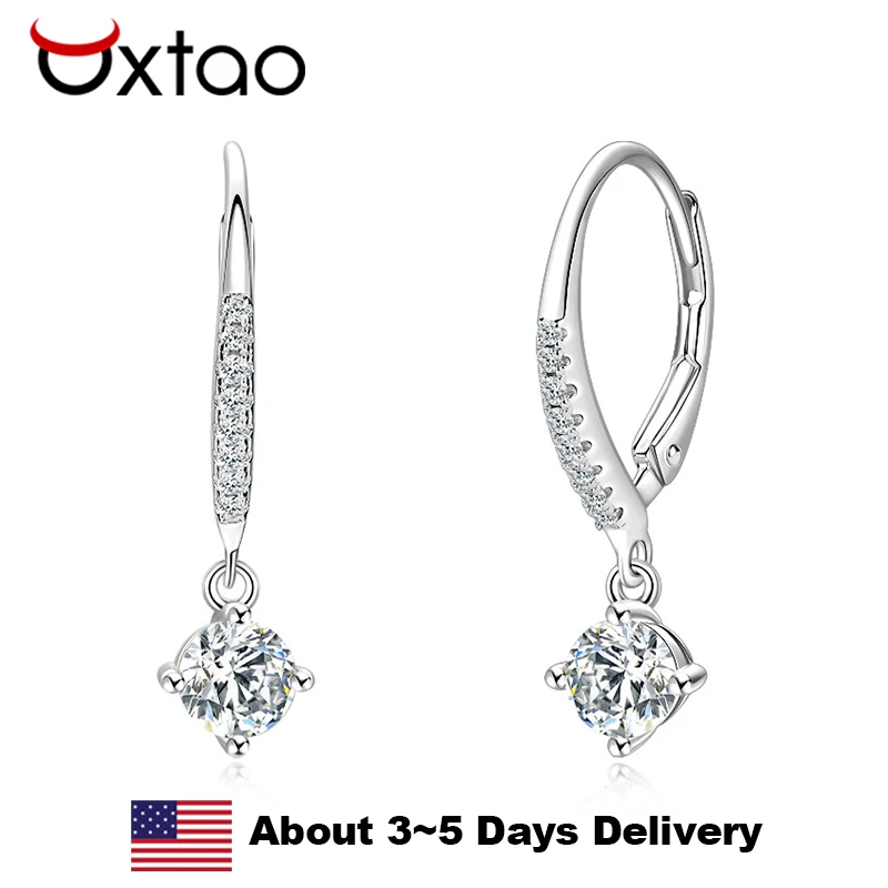 OXTAO Drop Earrings 925 Sterling Silver Ear Needle Luxury Women's 5mm Moissanite Dangle Earring D VVS1 Diamond Fine Jewelry Gift
OXTAO Drop Earrings 925 Sterling Silver Ear Needle Luxury Women's 5mm Moissanite Dangle Earring D VVS1 Diamond Fine Jewelry Gift